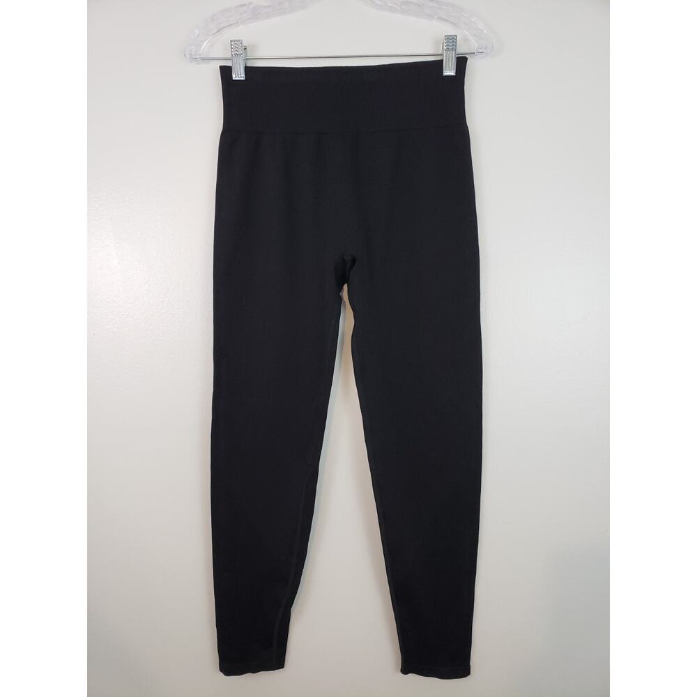 Victoria's Secret PINK Sport Seamless Leggings Womens Size L Black GYM Athletic